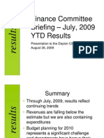 Dayton Finance Committee Briefing 8-26-09