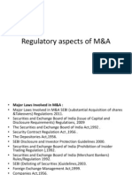 Regulatory Aspects of M&A