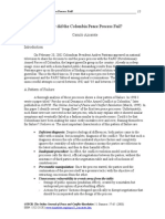 Why Did The Colombia Peace Process Fail?: Camilo Azcarate