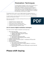 Digital Modulation Techniques