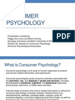 Consumer Psychology