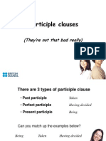 Participle Clauses