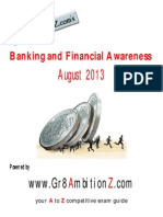 Banking Financial Awareness August 2013