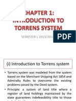 Chapter 1-Torrens System