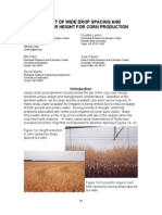 Impact of Wide Drop Spacing and Sprinkler Height For Corn Production