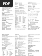 LaTeX Help Sheet