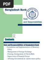 Bangladesh Bank Role and Responsibilities