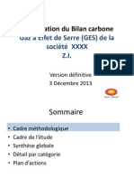 Bilan Carbone Presentation Résultat Définitif