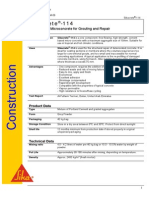 Sikacrete - 114: Free Flowing Microconcrete For Grouting and Repair