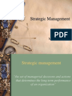 Strategic Management: Mohsin Zeb