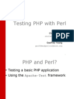 Testing PHP With Perl