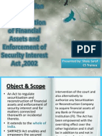 Securitisation and Reconstruction of Financial Assets and Enforcement of Security Interest Act, 2002