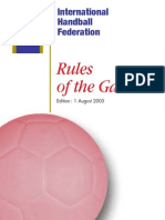 IHF Rules of The Games Ogos 2005