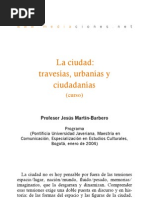 Curso - La Ciudad. Travesías, Urbanías y Ciudadanías