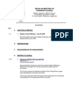 ToL - Aug - 31 Regular Council Agenda and Documents