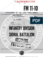 1961 US Army Vietnam War Infantry Division Signal Battalion 82p