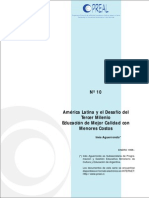 Agerrondo 1998 - 213 América Latina y El Desafío Del Tercer Milenio. Educación de Mejor Calidad Con Menores Costos