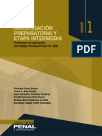 Investigacion Preparatoria y Etapa Intermedia - Problemas de Aplicacion Del Codigo Procesal Penal de 2004