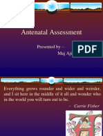 Antenatal Assessment: Presented by - Maj Ajitha K