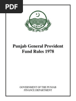 GPF Rules1978 Punjab