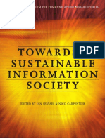 Towards A Sustainable Information Society: Deconstructing WSIS