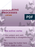 Describing Processes