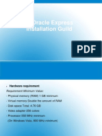 Oracle Express Installation Guild