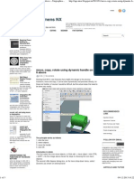 Move, Copy, Rotate Using Dynamic Handle On NX 6 Above Unigraphics & Siemens NX Tutorial