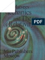 Matveev Mechanics and Theory of Relativity