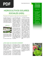 HSS Hidrocultivos Solares Sociales - Ecosem Ltda