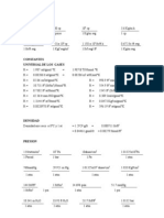 Tablas de Conversion