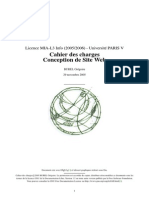 Cahier de Charge