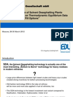 Process Simulation of Solvent Deasphalting Plants With PROII