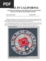 Mayan Prophecy 2012 Astrology and Fire in California