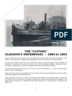 The Cluthas - Glasgow's Water Buses - 1884 To 1903