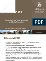 Differential Pulse Code Modulation and Delta Modulation