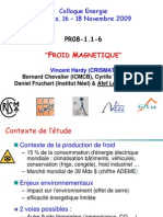 CNRS Froid Magnetique