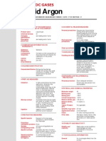 Liquid Argon MSDS