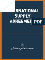 International Supply Agreement Template