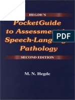 Hegde's Pocket Guide To Assessment in Speech-Language Pathology, 2e (2001)