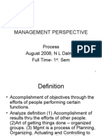 Management Perspective 1