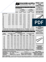 Cable Tray New Price List 23 May 2013