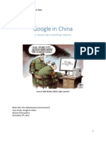 Google's Strategy in China