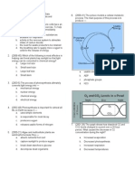 Bio Sol Review 7 - Energy Photosynthesis and Respiration