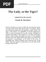 The Lady or The Tiger - Frank R. Stockton