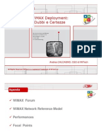 Wimax Deployment: Dubbi E Certezze