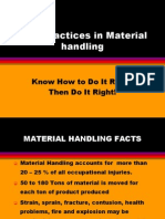 Safe Practices in Material Handling