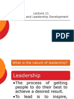 Leading and Leadership Development