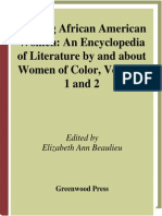 Beaulieu - Writing African American Women An Encyclopedia of Literature by and About Women of Color, Vols 1-2