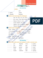 Model Exams Primary 5 First Term